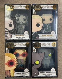 Funko POP! Harry Potter Large Enamel Pin Bundle Of 4 New - Picture 1 of 8