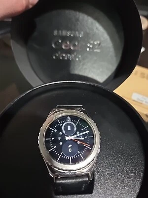 Samsung Gear S2 Classic Smartwatch 40mm Black Stainless Steel Case with Black... - Image 1 of 4