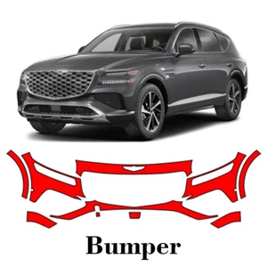 Front bumper PreCut PPF Paint Protection Film For Genesis GV80 2025 - Picture 1 of 6