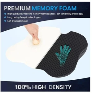 Memory Foam Car Seat / Desk Chair Cushion- High Quality, Very Comfortable - Picture 1 of 5