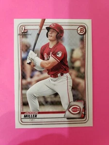 Jackson Miller 2020 Bowman Draft BD-116 paper base , Cincinnati Reds , Quantity - Picture 1 of 2