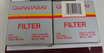 Lot of 2, Quantaray QMC, 52mm Lens Filters,52% P.L 52% UV - Image 1 of 4