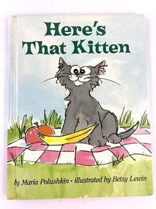 Here's That Kitten Maria Polushkin Betsy Lewin 1990 1st Edition Hardcover - Foto 1 di 12