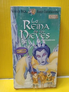 vintage anni '90 VHS THE SNOW QUEEN WARNER lingua spagnola PAL-N ARGENTINA - Foto 1 di 6