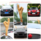 Car Reindeer Antlers and Nose Set for Car Window Roof Top and Front Grille Rei⁺