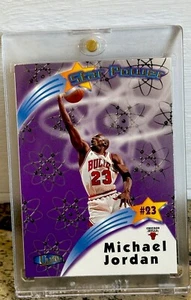 Michael JordanCARD FLEER ULTRA CHROME FOIL SP INSERT RARE FLEER BULLS JERSEY #23 - Picture 1 of 9