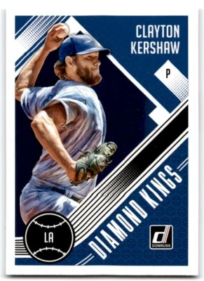 2018 DONRUSS CLAYTON KERSHAW LOS ANGELES DODGERS #14 - Image 1 of 2