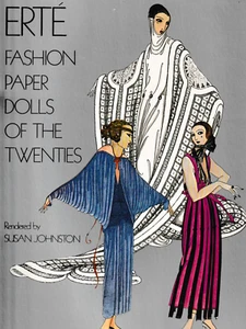 VINTAGE c1980 Erte Fashion Paper Dolls of the Twenties, NOS - Imagen 1 de 2