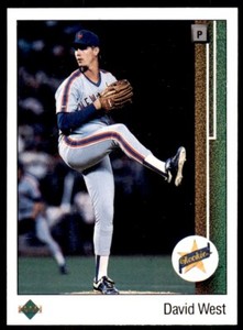 1989 Upper Deck David West Rookie Baseball Cards #7