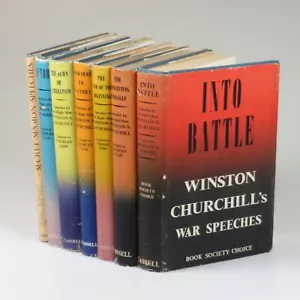 Winston S. Churchill - The War Speeches, British first edition set, in jackets - Picture 1 of 6