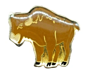 Insignia prendedor animal búfalo americano de Great Plains de colección - Imagen 1 de 2