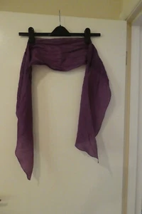 Ladies neck scarf purple - Picture 1 of 2