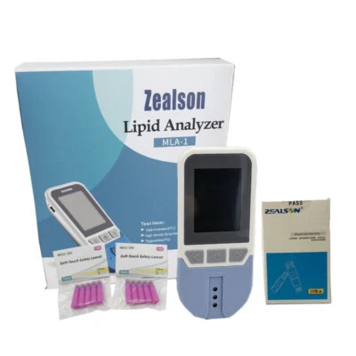 Lipid Test Meter Cholesterol Meter Analyzer TG HDL LDL Test Meter Kit + 10Strips - Image 1 of 4