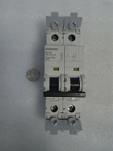 Siemens: 5SJ4201-8HG42 - Interruttore automatico, 2 poli, 480VAC, 1A, 10kA, UL489 - Foto 1 di 7