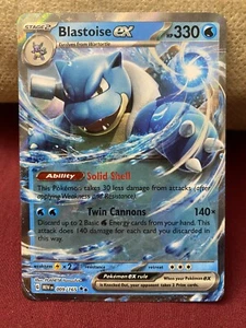 Blastoise ex 009/165 Sv: Scarlet & Violet 151 Holo - Picture 1 of 2