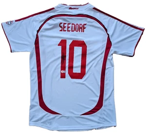 Clarence Seedorf 10 AC Milan 2006-2007 Home - Signed Soccer Shirt | UCL Champion - Picture 1 of 8