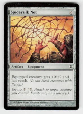 Zendikar #206 Spidersilk Net - Image 1 of 2