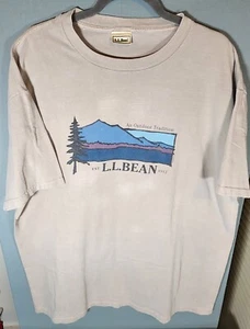 Vintage LL Bean An Outdoor Tradition ARTFORMS T-Shirt Size XL 90's RARE EUC - Picture 1 of 6