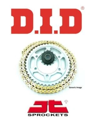 Triumph 1050 Tiger Sport 14-20 DID ZVMX Gold X-Ring Chain & JT Quiet Sprockets - Изображение 1 из 4