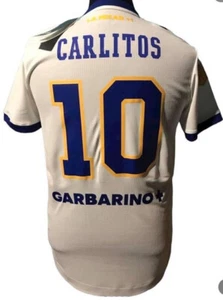 CAMISETA DE FUTBOL ADIDAS AUTHENTIC BOCA JUNIORS 2DA EQUIPACION 2020 CARLITOS 10 - Imagen 1 de 3