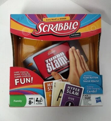 Hasbro Scrabble Electronic Turbo Slam Board Game, BRAND NEW IN BOX - Image 1 of 4