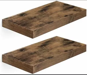 Wall Shelf Set of 2, Vintage Floating Shelf 15.7 Inch, Hanging Shelves Wall Moun - Picture 1 of 5