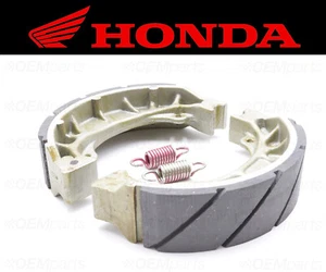 Set of (2) Honda Water Grooved REAR Brake Shoes and Springs #43120-KG8-006 - Picture 1 of 4