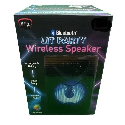 Altavoz inalámbrico Bluetooth iHip Lit Party Foto 1 de 1