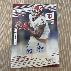 2022 Panini Chronicle Draft Pick - Prestige Xtra Point Signatures Ty Fryfogle - Picture 1 of 2