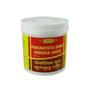 Vyas Panchatikta Ghrit Guggulu Ghee 100 gms | Disturbi Articolari | SPEDIZIONE GRATUITA - Foto 1 di 5
