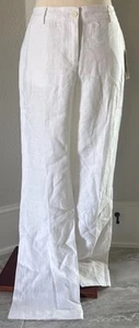 NWT Women’s Michael Kors Linen Pant Size 8 - Picture 1 of 18