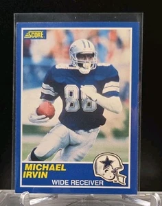 Partitura 1989 - Michael Irvin #18 (RC) - Imagen 1 de 2