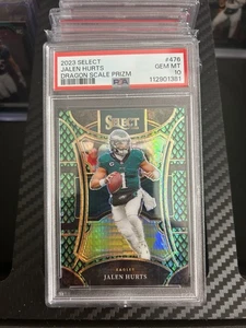 2023 Panini Select Suite Level Jalen Hurts #476 Dragon Scale Prizm /70 PSA 10 - Bild 1 von 2