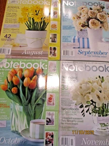 Notebook Magazine Ideas for Living  x 4 no 12-15 Aug Sep Oct Nov 2006 collectors - Picture 1 of 12