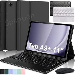 Touchpad Keyboard Case Mouse For Samsung Galaxy Tab A8 A9+ S9 FE/S9 S8 S7 Tablet - Picture 1 of 48