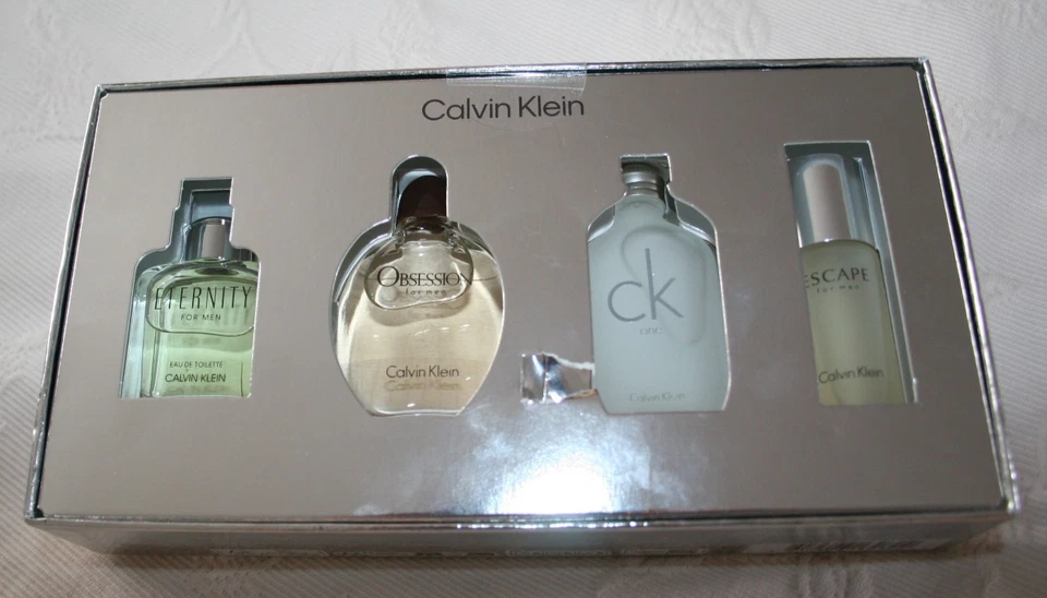 CALVIN KLEIN 0,5 унц туалетная вода спрей 4 шт набор ESCAPE CK ETERNITY OBSESSION - Изображение 1 из 2