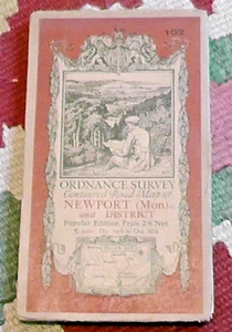 1933 Ordnance Survey, One Inch, Map 102, Newport & District - Picture 1 of 1