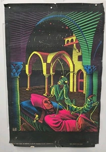 ULTRA RARE Vintage 1971 ARTKO BLACKLIGHT POSTER M.C. ESCHER SIEBDRUCKTRAUM - Bild 1 von 7