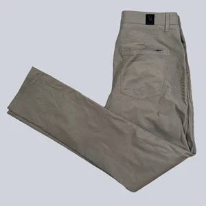 Pantalones Vuori Meta Para Hombre Gris Rendimiento Técnico Atlético Talla 30 - Imagen 1 de 6