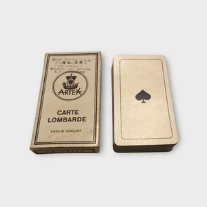 Carte Lombarde Anni 50 Con Timbro Bar Bindi di Milano, 40 Carte Artex Ungheria - Imagen 1 de 14
