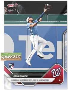 James Wood 2025 Topps Now #44 - Presale - Picture 1 of 2