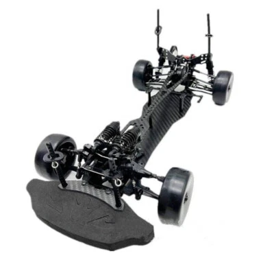 Black High Performance CF Version 1/10 Scale RWD Drift Car Kit 2.0 - Image 1 of 4