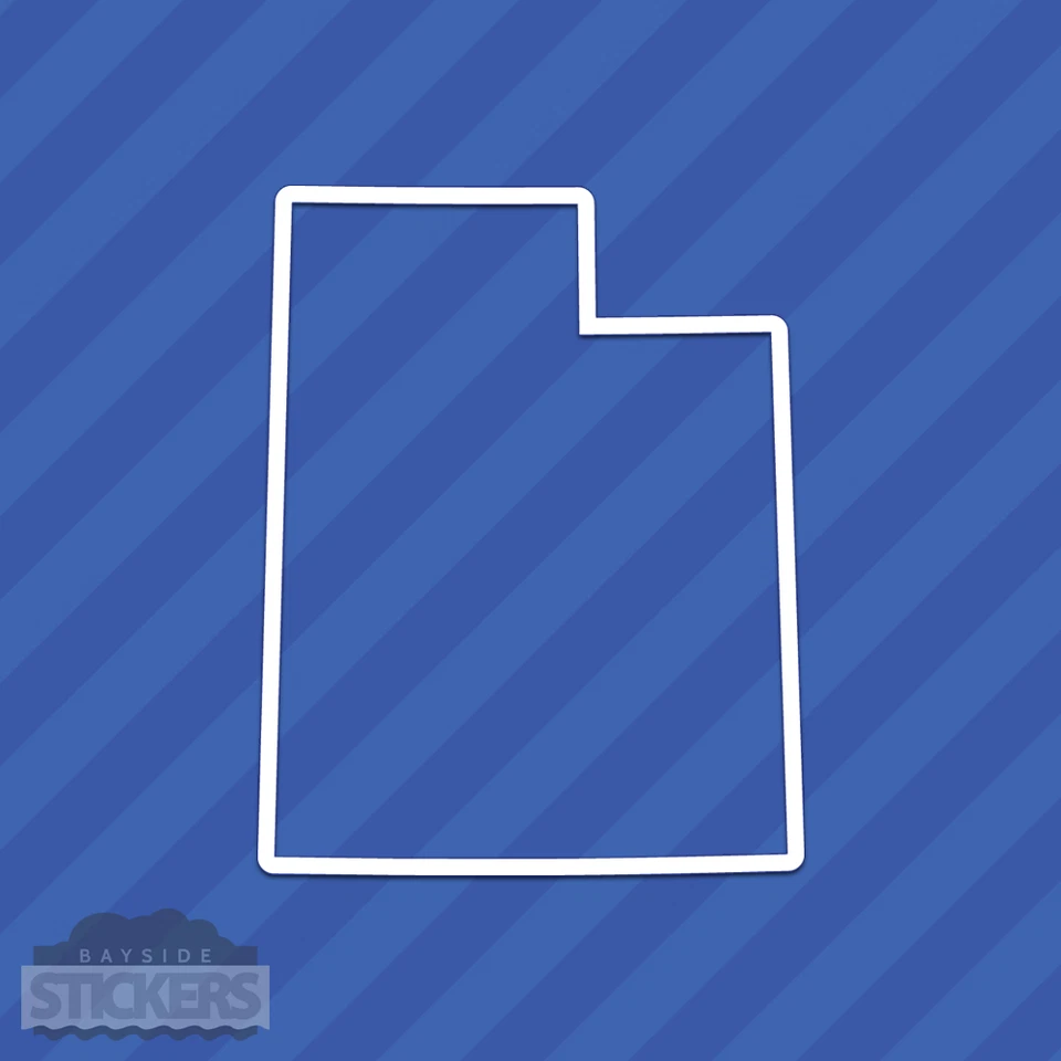 Calcomanía de vinilo Utah UT State Outline Foto 1 de 2