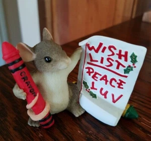 CHARMING TAILS "Mackenzie's Wish List" #98/201 c.1998;NALED Retired 1998 (MIB) - Bild 1 von 8