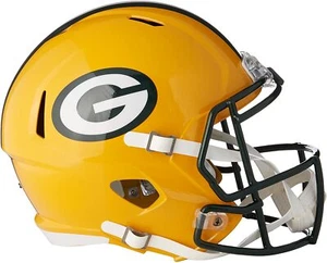 Football Riddell Green Bay Packers Full Size Revolution Speed Replica Helmet NFL - Picture 1 of 7