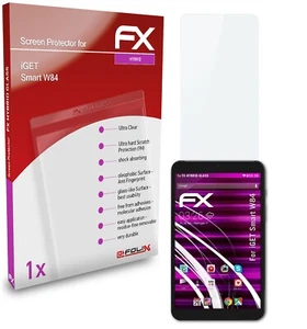 atFoliX Glasschutzfolie für iGET Smart W84 Glasschutz 9H Hybrid-Glas - Bild 1 von 8
