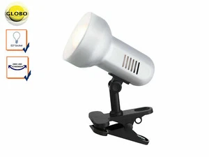 GLOBO 5497 Flexos emisor plata silver orientable escritorio lámpara de mesa clip - Imagen 1 de 6