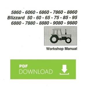 Tractor LANDINI 5860 6060 6860 7860 8860 Workshop manual service instructions - Imagen 1 de 1