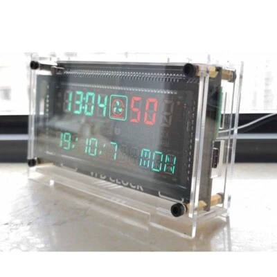 VFD Screen VFD Clock Automatic / Manual Brightness Adjustment 12/24 Hour New - Image 1 of 4