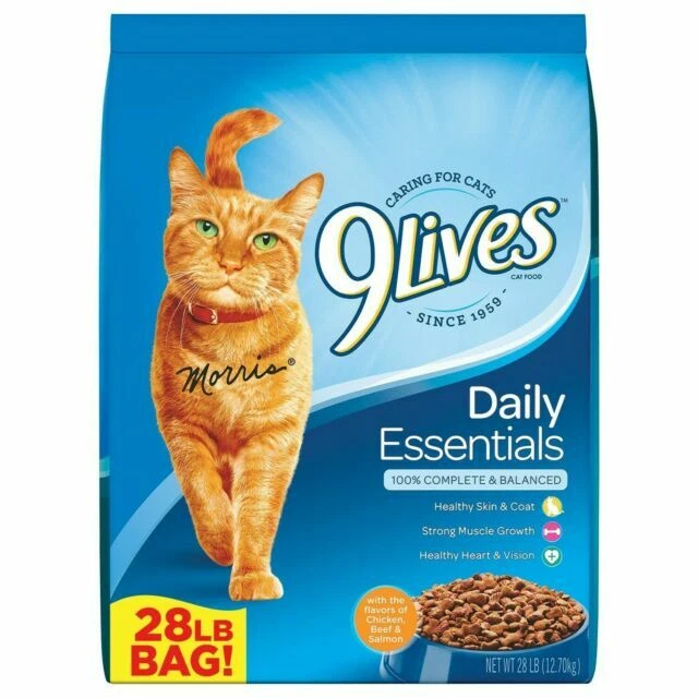 9Lives Daily Essentials Dry Cat Food - 28lb